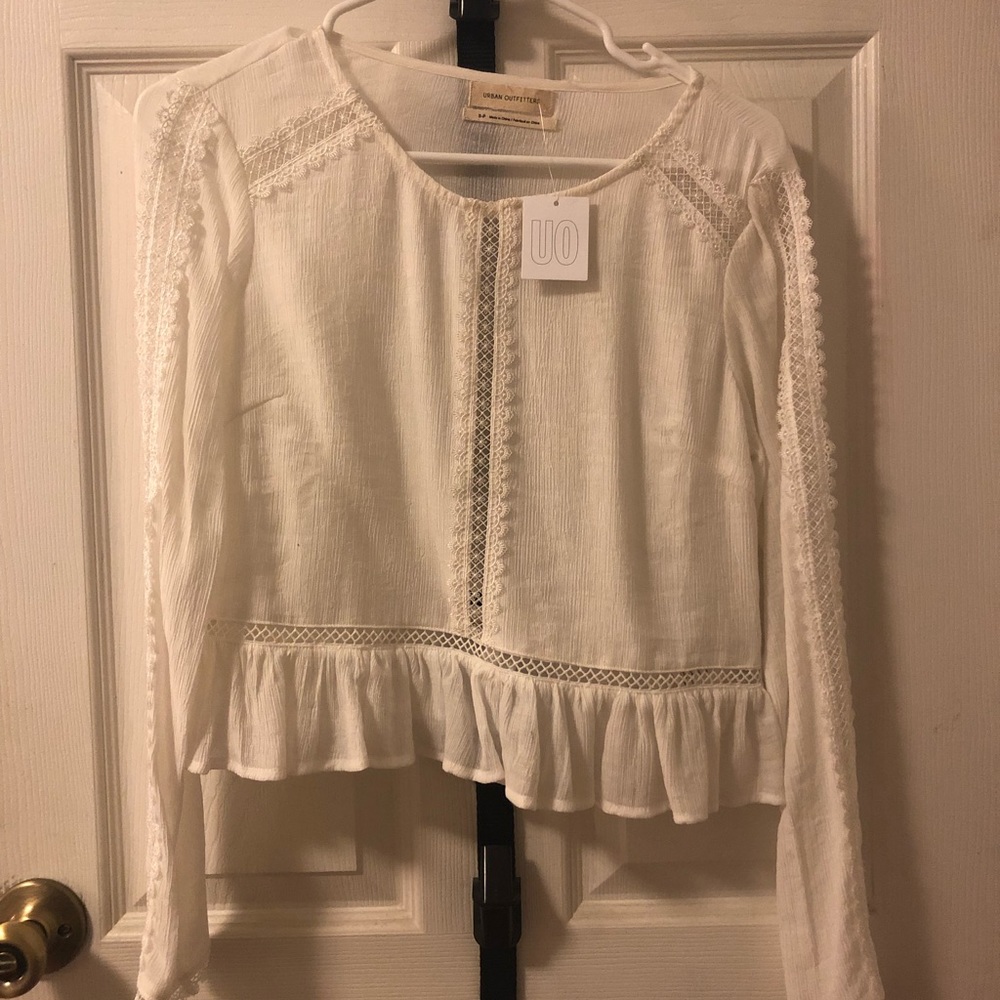 NWT Urban Outfitters Lace Long Sleeve Top
